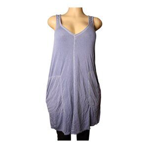 #802 Jenni  Women's Small V-Neck Tank Chemise Nightgown with Pockets.